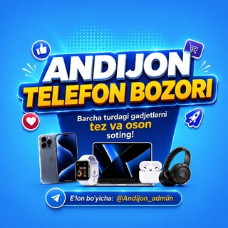 Telegram kanalining logotibi andijon_telefonbozori0 — ANDIJON TELEFON BOZORI