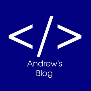 Логотип телеграм -каналу andrews_blog — Andrew's Blog