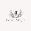 Логотип телеграм -каналу angelvooicee — Angel Voice | Всеукраїнський Вокальний Конкурс