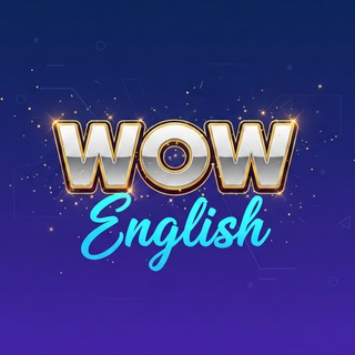 Telegram channel WOW English logo