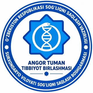 Telegram channel Angor tuman tibbiyot birlashmasi axborot xizmati logo