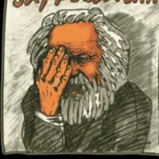 Логотип телеграм канала @angrymarxist — Марксизм Zол