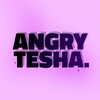 Логотип телеграм канала @angrytescha — энгри теща😈