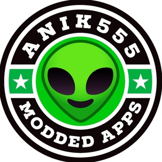 Logo of telegram channel anik555_mods — 👽🅐︎🅝︎🅘︎🅚︎555 Mods