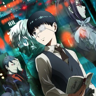 Логотип телеграм канала @anime_vse_44 — Токийский Гуль