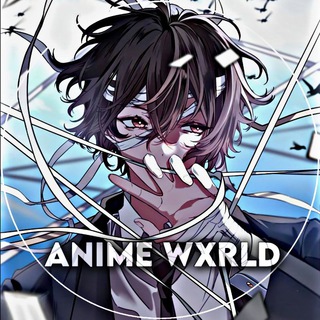Логотип телеграм канала @anime_wxrld — 🍥🤍 アニメの世界 ✨🦋