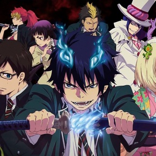 Логотип телеграм канала @anime4341 — Синий Экзорцист 1 2 сезон