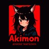 Логотип телеграм канала @animeakimon — Акимон - аниме-магазин в Краснодаре