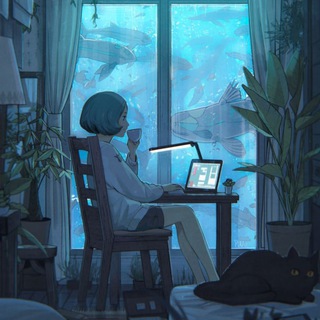 Логотип телеграм канала @animekladowai — ~аниме кладовая~