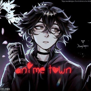 Логотип телеграм канала @animetowwn — Аниме городок