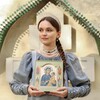Логотип телеграм канала @annakornilovaart — • Анна Корнилова | художник-иконописец •
