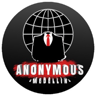Logotipo del canal de telegramas anonymousmedellin - Anonymous Medellín