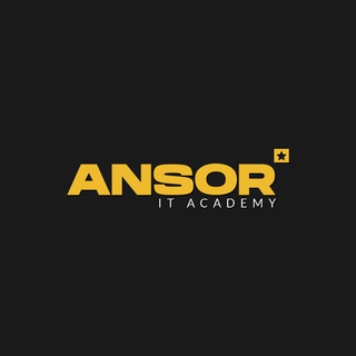 Telegram kanalining logotibi ansoracademy — Ansor IT Academy