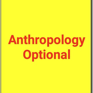 Telegram channel UPSC Toppers Anthropology Optional Material logo