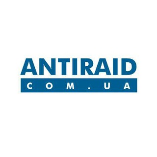 Логотип телеграм -каналу antiraid — АНТИРЕЙД