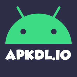 Logo saluran telegram apkdl_mod_io — APKdl.io 🔥- Android Modders