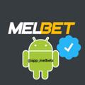 Logo saluran telegram app_melbets — melbet app apk