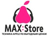 Логотип телеграм канала @apple_maxstore — Apple MAX:Store