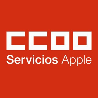 Logotipo del canal de telegramas appleccoo - Canal de CCOO - Apple