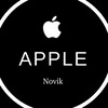 Логотип телеграм канала @applenovik — apple.novik | Продаж б/у Айфонів