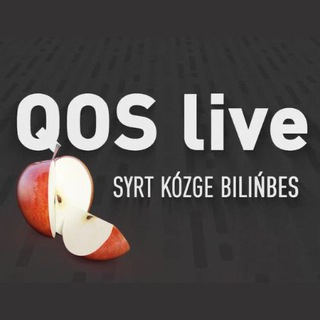 Telegram арнасының логотипі aqoslive — QOS live