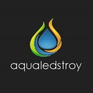 Логотип телеграм канала @aqualedstroy — АкваЛедСтрой - Интерьерные водопады / Параметрическая мебель / Пузырьковые панели и колонны.