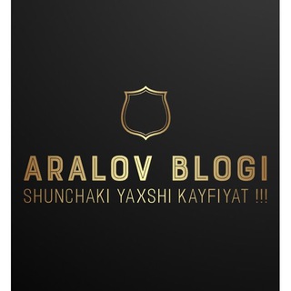 Telegram kanalining logotibi aralov_blogi — ARALOV BLOGI