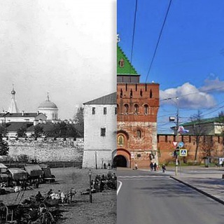 Логотип телеграм канала @archnn — Нижний. Было — стало