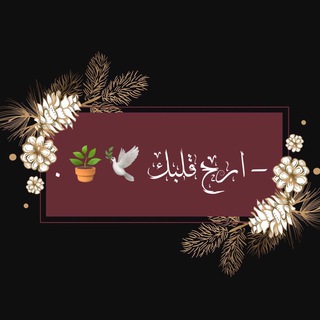 Logo saluran telegram arh_qlbak141 — ﮼ارح،قلبك🕊🪴﮼