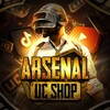 Логотип телеграм канала @arsenalucshop — ARSENAL UC SHOP