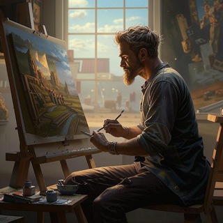 Логотип телеграм канала @art_in_pictures — Искусство в картинках