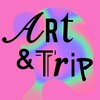 Логотип телеграм канала @art_and_trip — Art & trip