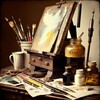 Логотип телеграм канала @art_paintings_artists — Art Paintings Artists Sculpture