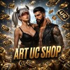 Логотип телеграм канала @art_uc_shop — ART UC SHOP