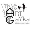 Логотип телеграм канала @artgayka — ArtGaYka детская дизайн студия