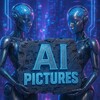 Логотип телеграм канала @artificial_picture — AI Pictures / Wallpapers // ИИ Картинки / Обои