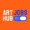 Логотип телеграм -каналу artjobhub — ArtJobsHub | Творчі Можливості 🚀