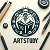Логотип телеграм канала @artstudyschool — Авторская школа Никиты Артеменко / ArtStudy