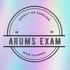 Logo of telegram channel arums_exam — ARUMS EXAM | 99