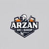 Логотип телеграм канала @arzan_ucshop — ARZAN UC-SHOP