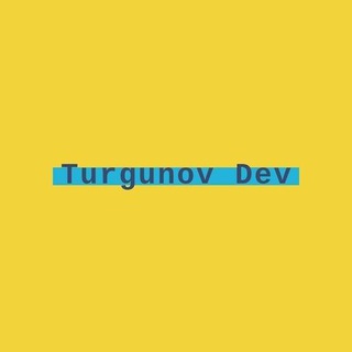 Telegram kanalining logotibi asadbek_turgunov — Turgunov's Blog