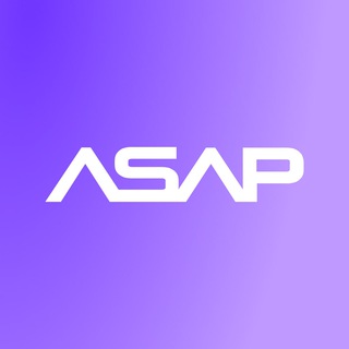Логотип телеграм канала @asap_agency — ASAP
