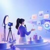 电报频道的标志 asbdiajw — ai自媒体内容创作脚本