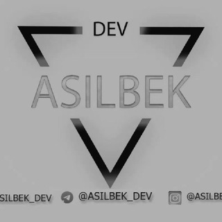 Telegram kanalining logotibi asilbekofficial_uz — Asilbek_Dev™
