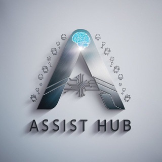 Логотип телеграм канала @assisthub_news — AssistHub: новости AI