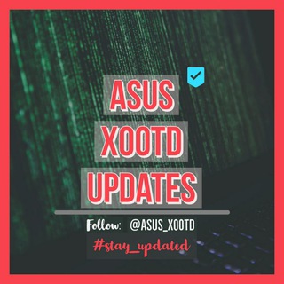 Telegram channel ASUS X00TD UPDATES logo