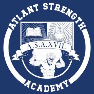 Логотип телеграм канала @atlant_strength_academy — ASA | Atlant Strength Academy