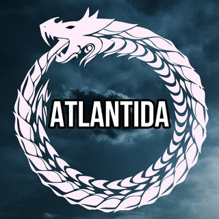 Логотип телеграм канала @atlantidaworld — A T L A N T I D A