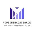 Logo saluran telegram atozintradaytrademcx — AtoZIntradayTrade MCX Since 2017 🧡