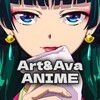 Логотип телеграм канала @atravaanime — Art&AvaAnime [Арты / Авы / Постеры]